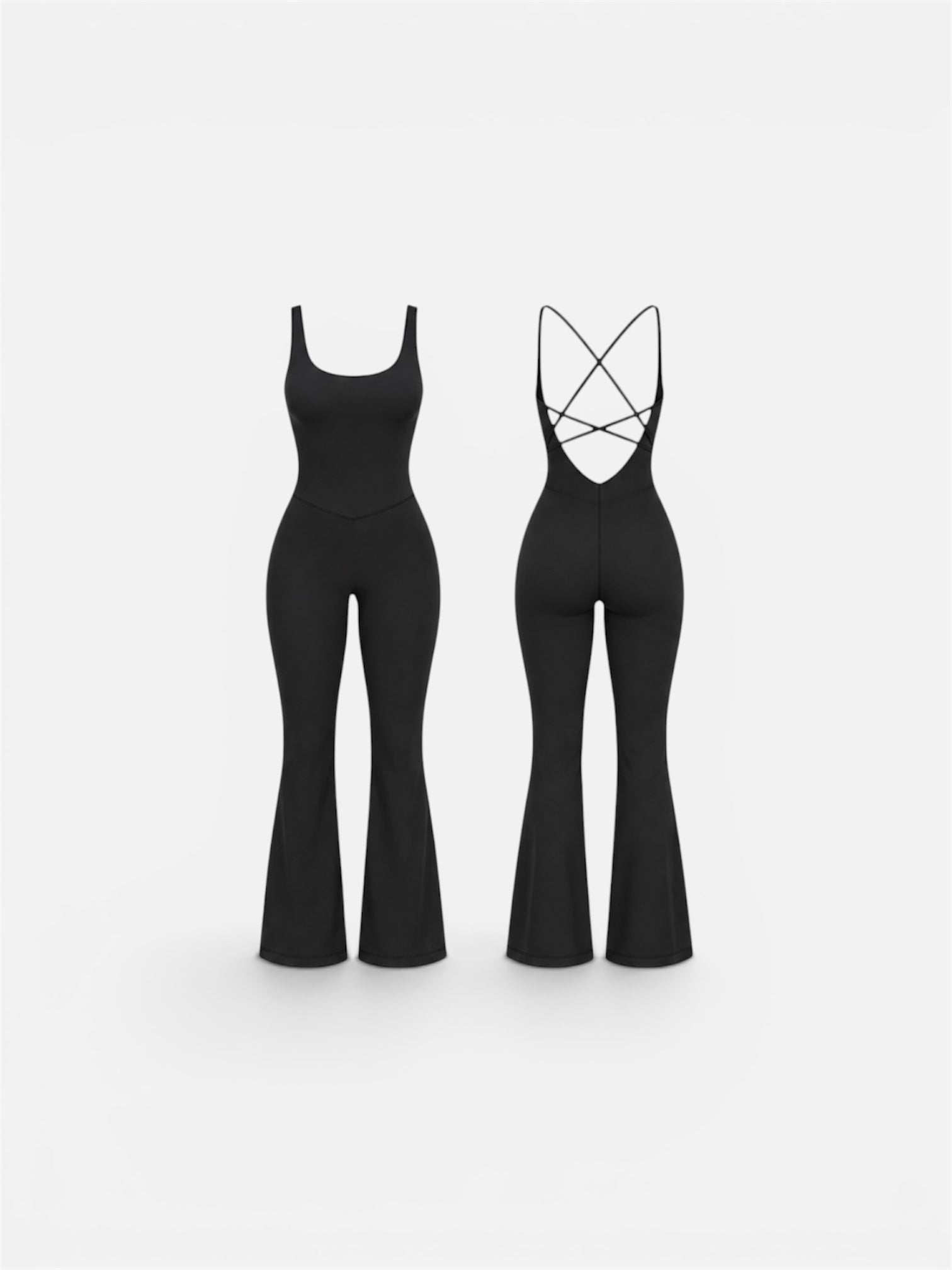 Bodysuit Sculpt - Enterizo una pieza, flare pants, pata ancha